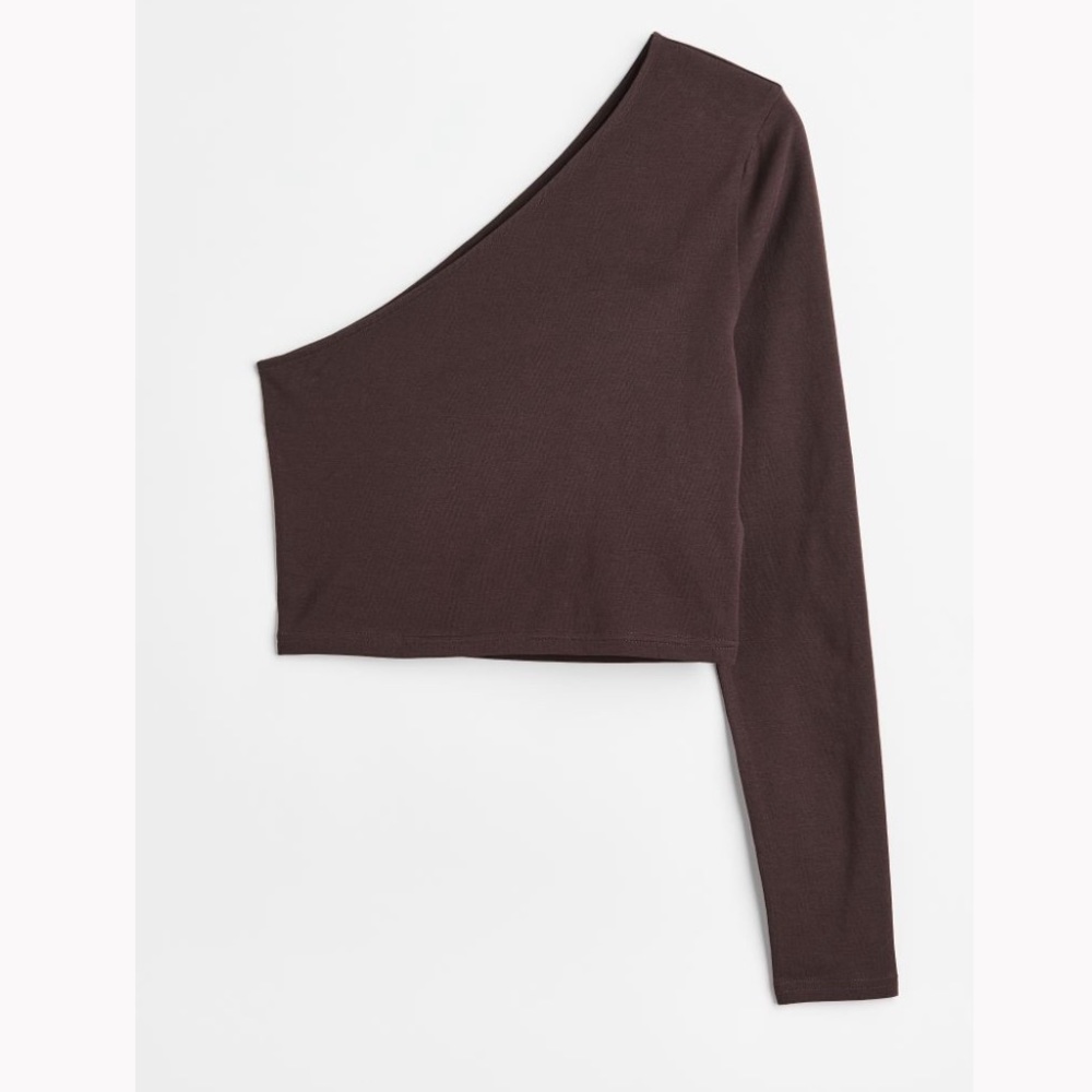 H&M Divided One-Shoulder Crop Top